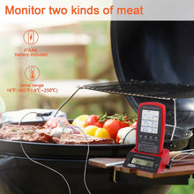 Load image into Gallery viewer, Wireless Digital Cooking Meat BBQ Thermometer - Dual Probe JK022
