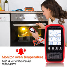 Load image into Gallery viewer, Wireless Digital Cooking Meat BBQ Thermometer - Dual Probe JK022
