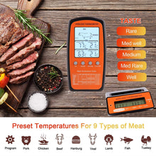 Load image into Gallery viewer, Wireless Digital Cooking Meat BBQ Thermometer - Dual Probe JK021
