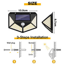 Load image into Gallery viewer, Outdoor Solar Street Wall Light JK037
