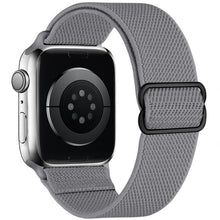 Load image into Gallery viewer, Yiren Stretch Band for Apple Watch Band 45mm 44mm 42mm Comfortable Adjustable Sport Band for iWatch Series 8 7 6 5 4 SE 3 2 1 Ladies Mens - Dark Grey RY019
