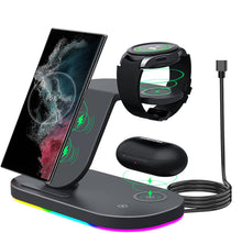 Load image into Gallery viewer, 3 in 1 Android Wireless Charger for Samsung Devices （Adapter not included）JK009
