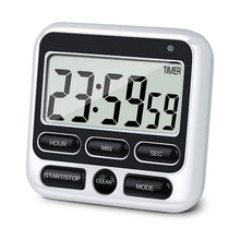 Load image into Gallery viewer, Digital Screen Kitchen Timer Large Display Digital Timer Square Cooking Count Up Countdown Alarm Clock Sleep Stopwatch Clock JK016
