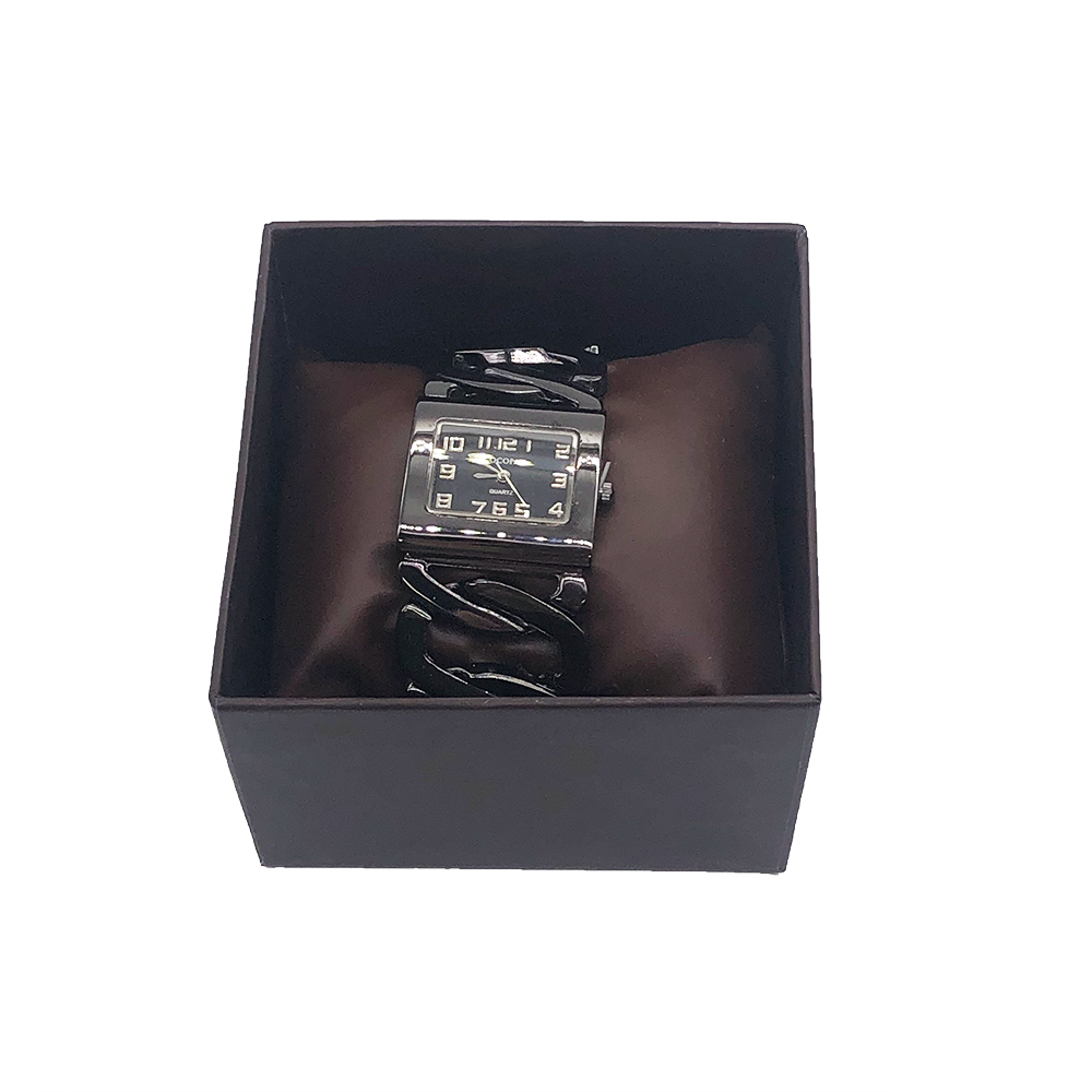 Black Bracelet Lady Watch w/Gift Box