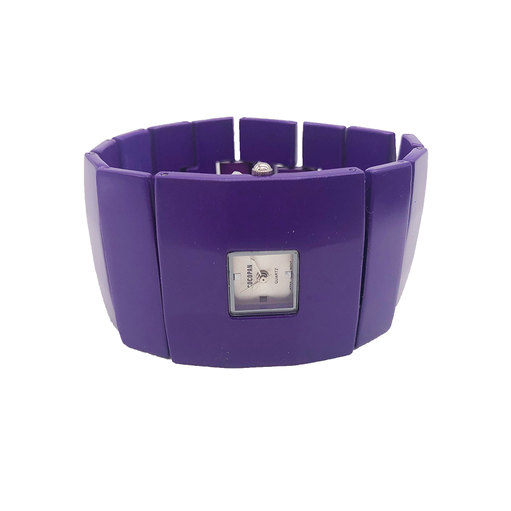 Purple Bracelet Lady Watch w/Gift Box